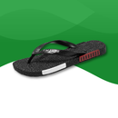 Claquettes Orthopédiques à Semelle Épaisse pour Hommes noir