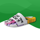 Claquettes de plage orthopédiques pour hommes jaune