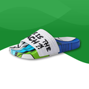 Claquettes de plage orthopédiques pour hommes bleu