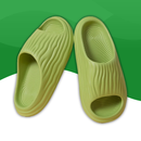 Tongs Orthopédiques Antidérapantes pour Homme vert