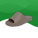 Tongs Orthopédiques Monochromes pour Hommes marron