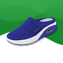 Baskets Orthopédiques à Maille Perforée et Bulles d’Air
 bleu