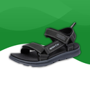 Sandales Aérées à Design Tissé Orthopédiques pour Hommes gris