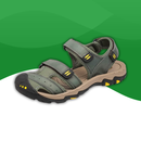 Sandales Orthopédiques en Cuir Véritable Respirantes pour Homme vert clair