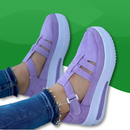 Chaussure Orthopédique à Semelle Plateforme et Style Basket pour Femme violet
