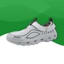 Chaussons Orthopédiques estivaux Respirants à Séchage Rapide pour Homme gris