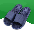 Chaussons Orthopédiques à Picots pour Homme bleu
