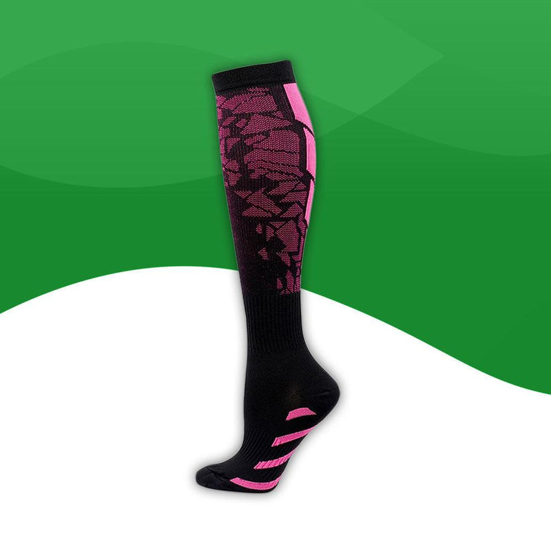 Chausettes de compression <br> Football-39-42-rose-