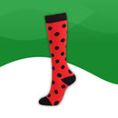 Chausettes de compression <br> Prévention-39-42-Rouge et Noir-