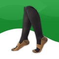 Chausettes de compression <br> Tissu Respirant-39-42-noir et brun-