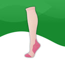 Chausettes de compression <br> Voyage-39-42-biege et rose-