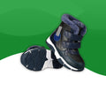 Chaussures orthopédiques <br> Bottes de Neige-22-bleu-