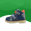 Chaussures orthopédiques <br> Bottine Enfant-22-Bleu marine-