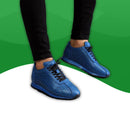 Chaussures orthopédiques <br> Cuir Veritable-39-bleu-