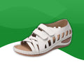 Sandales Orthopédiques <br> Femme Confort-35-Blanc-