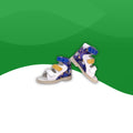 Sandales Orthopédiques <br> Motif Imprimé-23-Bleu ciel-