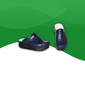 Sandales Orthopédiques <br> Pantoufles Moelleuses-35-Bleu marine noir-
