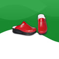 Sandales Orthopédiques <br> Pantoufles Moelleuses-35-Rouge noir-
