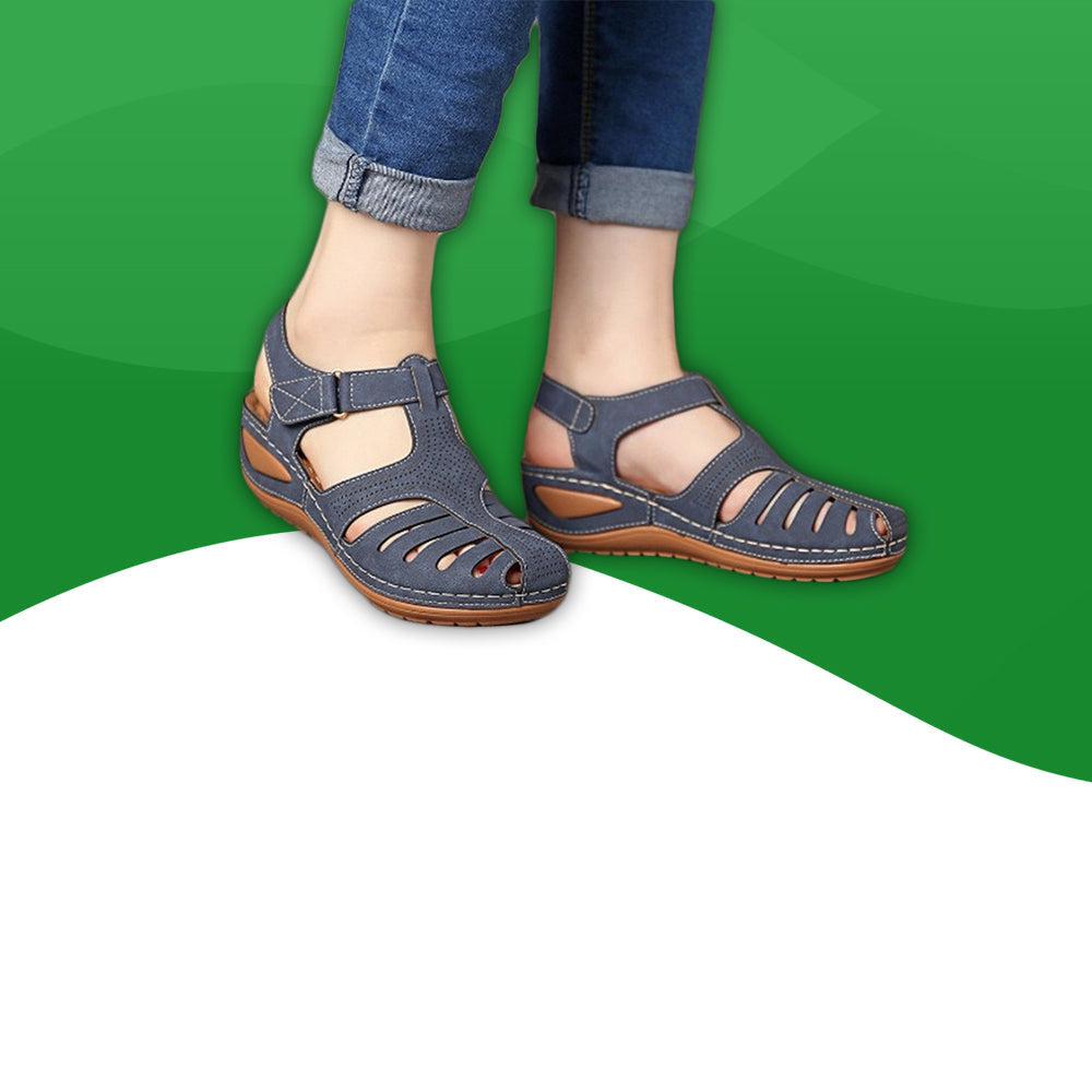 Sandales Orthopédiques Femme Hallux Valgus - Confort Voûte Plantaire Et Massage Été