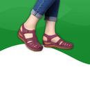 Sandales Orthopédiques <br> Soin Hallux Valgus-35-Violet-