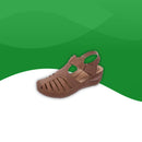 Sandales Orthopédiques Cuir <br> Femme-35-Marron clair-