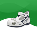 Sandales Orthopédiques Garçon <br> Bout Fermé-21-Blanc-